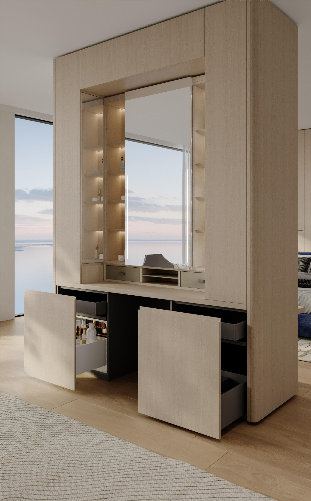 将「安睡」与「焕活」的双重需求，转化为「隐」与「显」的平衡之道